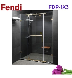 Phòng tắm kính Fendi FDP–1X3