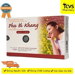 Phụ Bì Khang - hỗ trợ điều trị mề đay, hộp 30 viên