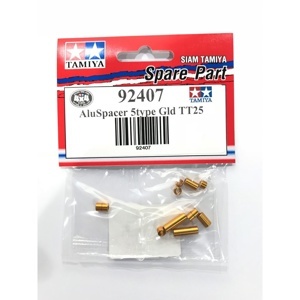 Phụ kiện 92407 MINI 4WD AluSpacer 5rype Gld TT25 Tamiya
