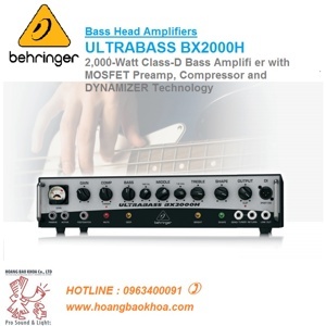 Phụ kiện âm thanh Behringer Ultrabass BX2000H