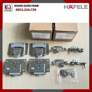 Phụ kiện cửa trượt 2 cánh lọt lòng cho cửa Hafele 401.30.000