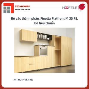 Phụ kiện cửa trượt Hafele Finetta Flatfront M 35 FB 406.11.133