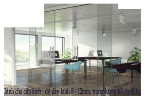 Phụ kiện cửa trượt kính 80L Hafele 940.82.200