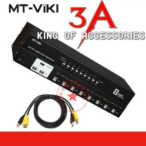 Phụ kiện Hdmi KVM Switch MT ViKI MT-2108HL