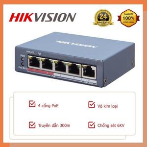 Phụ kiện mạng Switch PoE DS-3E0105P-E