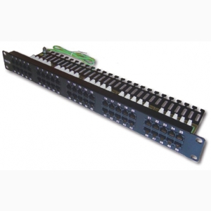 Phụ kiện Patch panel for Telephone 50 port Dintek, 19 inch