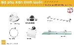 Bộ phụ kiện phòng tắm Đình Quốc DQ1420 (DQ-1420)