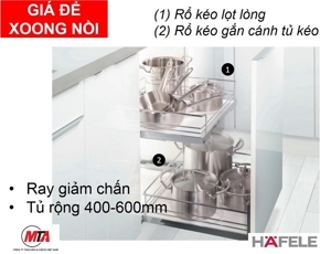 Phụ kiện rổ kéo lọt lòng Hafele 540.25.297