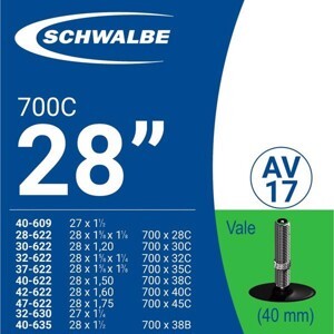 Phụ tùng Ruột Xe Schwalbe 700c AV17