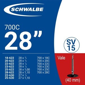 Phụ tùng Ruột xe Schwalbe 700c SV15 (40mm)/ ( cái)