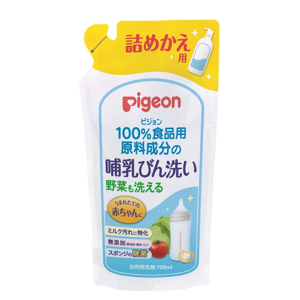 Dung dịch súc rửa bình sữa dạng túi thay thế Pigeon PL30013 - 700ml