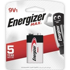 Pin 9V Energizer 522-BP1 Max Power Seal Alkaline 9V