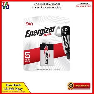 Pin 9V Energizer 522-BP1 Max Power Seal Alkaline 9V