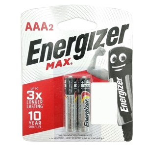 Pin AAA Energizer Max E92 BP2
