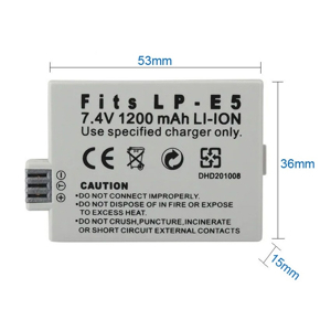 Pin Canon LP-E5
