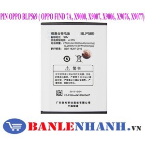 Pin điện thoại Oppo BLP569 2700mAh