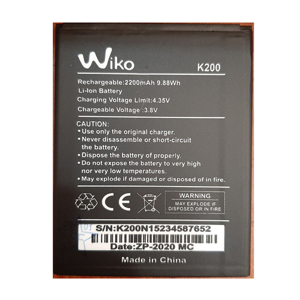 Pin điện thoại Wiko K200