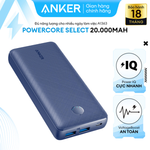 Pin dự phòng Anker A1363 PowerCore Select 20.000mAh