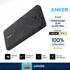 Pin dự phòng Anker PowerCore Slim 10000 - A1229