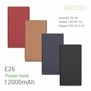 Pin dự phòng Eloop E26 - 12000mAh