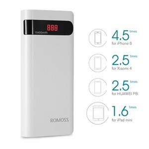 Pin sạc dự phòng Romoss polymos 10 - 10.000mAh