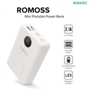 Pin sạc dự phòng Romoss polymos 10 - 10.000mAh