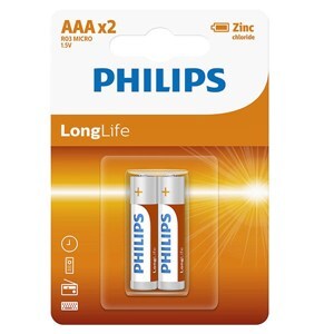 Pin Kẽm AAA Philips R03L2B