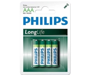 Pin Kẽm AAA Philips R03L4B