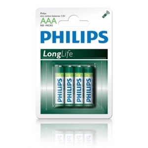 Pin Kẽm AAA Philips R03L4B