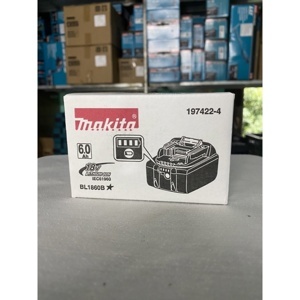 Pin Li-ion 18V/ 6.0A BL1860B Makita 197422-4