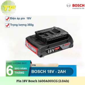 Pin Lion 18V/ 2.0Ah Bosch 1600A001CG