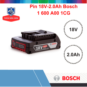 Pin Lion 18V/ 2.0Ah Bosch 1600A001CG