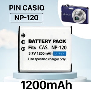 Pin máy ảnh Casio NP120