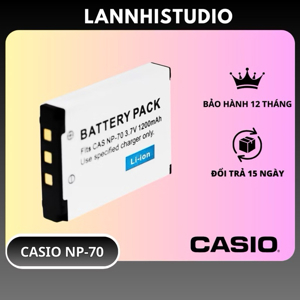 Pin máy ảnh Casio NP-70