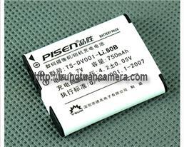 Pin máy ảnh Pisen for Olympus Li-50B