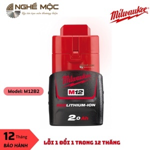 Pin Milwaukee M12B2 12V 2.0Ah