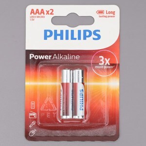 Pin Philips Alkanline AAA LR03P2B/97