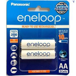 Pin sạc AA PANASONIC ENELOOP 2000mAh BK-3MCCE/2BV