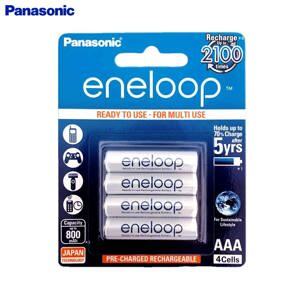 Bộ 4 pin sạc AAA Panasonic Eneloop BK-4MCCE/4BV - 800 mah