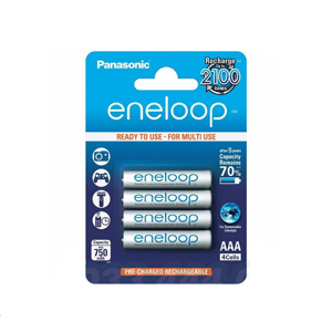 Bộ 4 pin sạc AAA Panasonic Eneloop BK-4MCCE/4BV - 800 mah