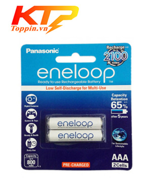 Bộ 4 pin sạc AAA Panasonic Eneloop BK-4MCCE/4BV - 800 mah