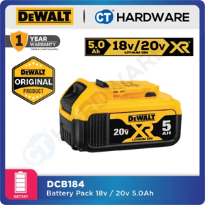Pin sạc Dewalt Li-ion DCB184-B1 18V