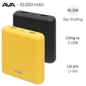 Pin sạc dự phòng 10.000mAh AVA LA Y65