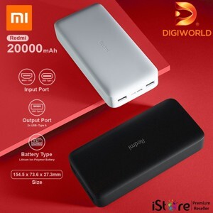 Pin sạc dự phòng 20000mAh Redmi PB200LZM