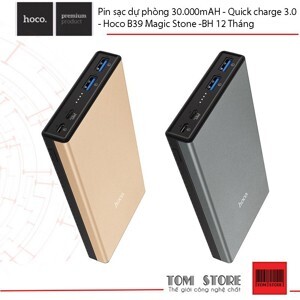 Pin sạc dự phòng 30000mah Hoco B39