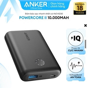 Pin sạc dự phòng Anker PowerCore II A1230 - 10000mAh