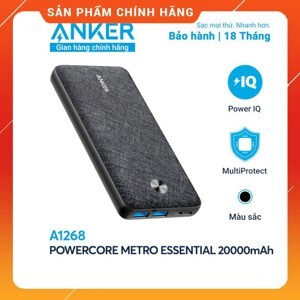 Pin sạc dự phòng Anker PowerCore Metro Essential A1268 20000mAh