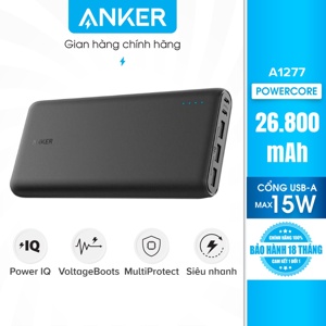 Pin sạc dự phòng Anker PowerCore+ 26800mAh 2.0 A1277