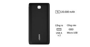 Pin sạc dự phòng Aukey PB-N15 20000 mAh