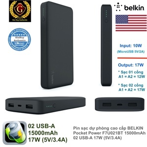 Pin sạc dự phòng Belkin F7U021bt - 15.000mAh